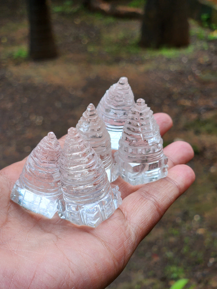 Sri Yantra in Clear Quartz Gemstone – The Cosmic Geometry of Divine Prosperity, Balance, and Healing Energy in Modern Life