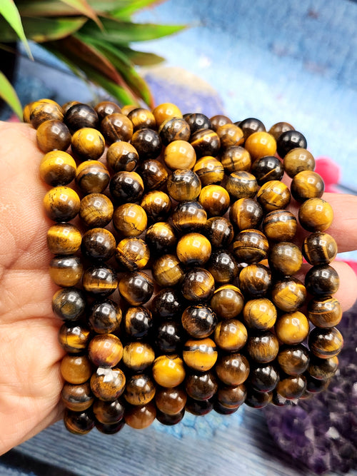 Tiger Eye Bracelet - A Symbol of Strength, Success, and Protection in Crystal Healing | ONE PIECE ONLY