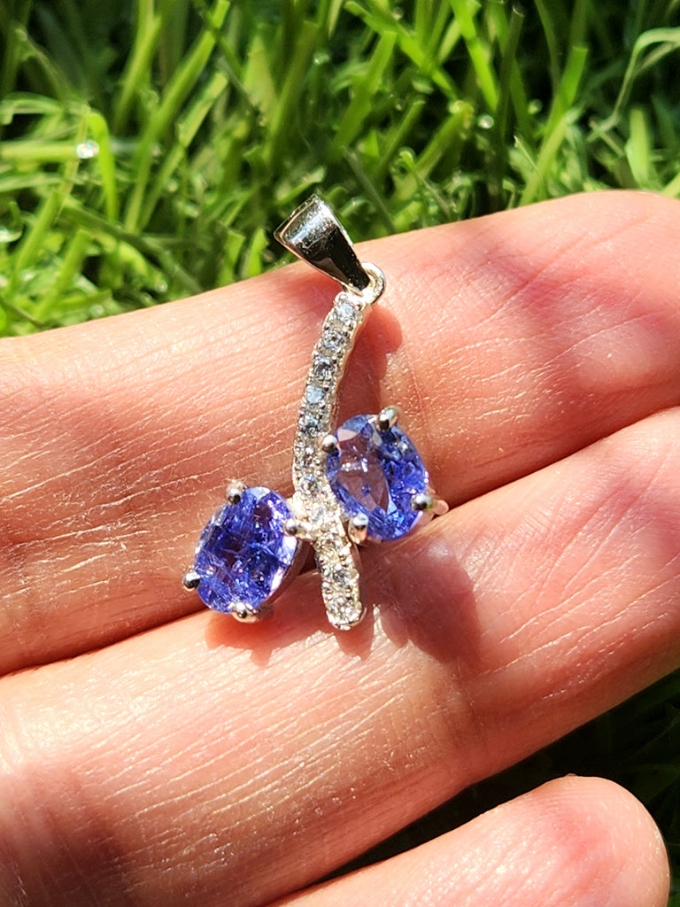 Natural Tanzanite Rough Gemstone 925 Sterling Silver Ring Jewelry Size 6.5