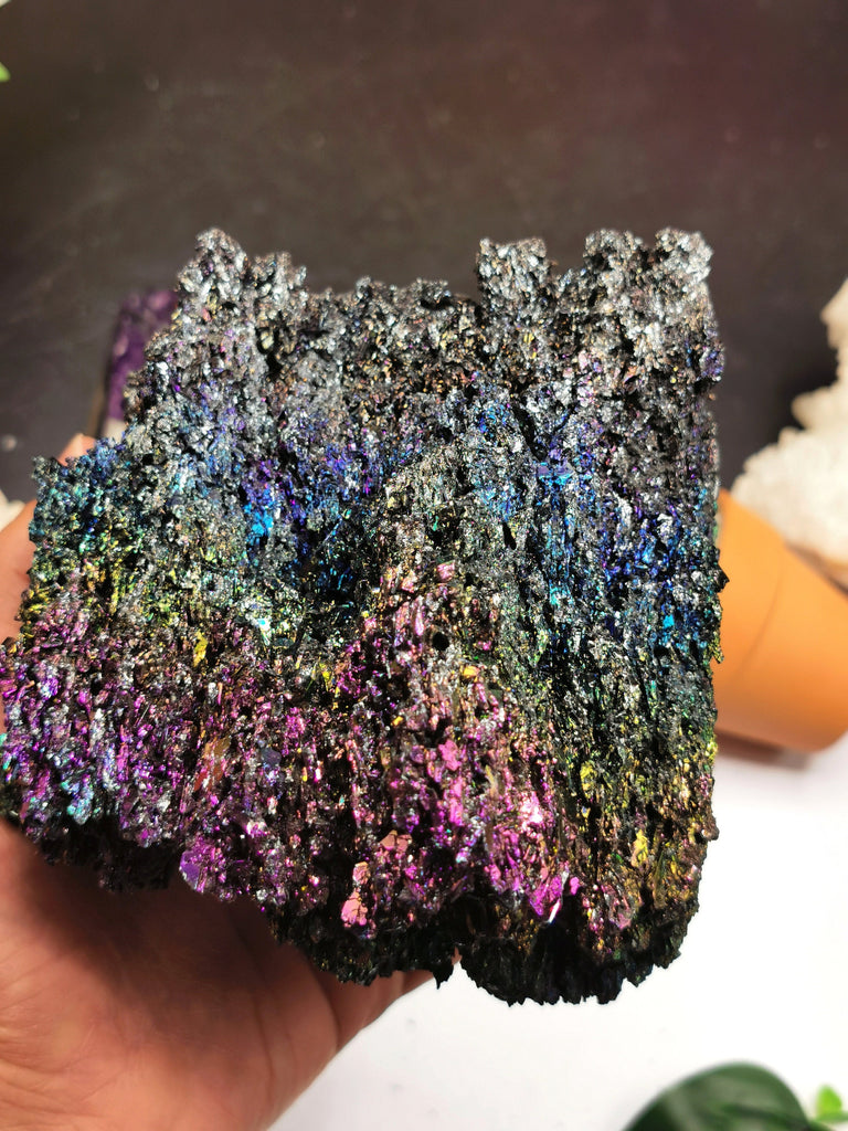 Rainbow Carborundum (Silicon Carbide) free form, vitality booster gems