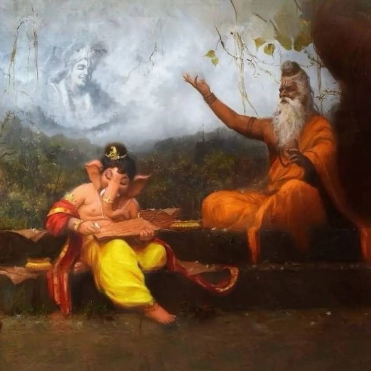 The Story of Lord Ganesha and Ved Vyasa and Its Life Lessons | Shwasam Crystals