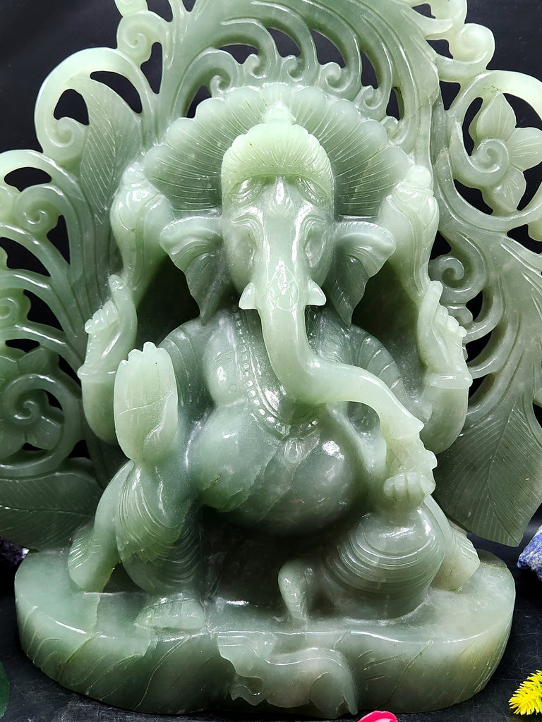 Why We Should Keep Lord Ganesha Statue in Home | Vastu Importance and Benefits of Light Green Aventurine