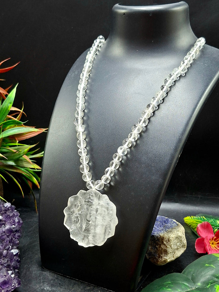 From Restlessness to Realisation: Why Clear Quartz Mala With Lord Ganesh Pendant Is Becoming the Most Powerful Gemstone for Modern Minds and Spiritual Growth