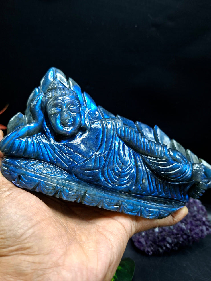How Labradorite Helps in Stress Relief, Positivity & Emotional Stability | Shwasam Crystals