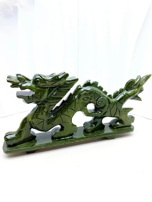 Unlocking Good Fortune: How Jade Dragon Carvings Protect, Heal, and Bring Prosperity to Your Home & Soul
