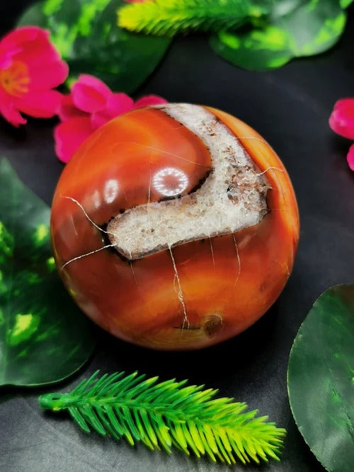 Enchanting Gemstone Spheres - Nature's Harmony and Energizing Beauty