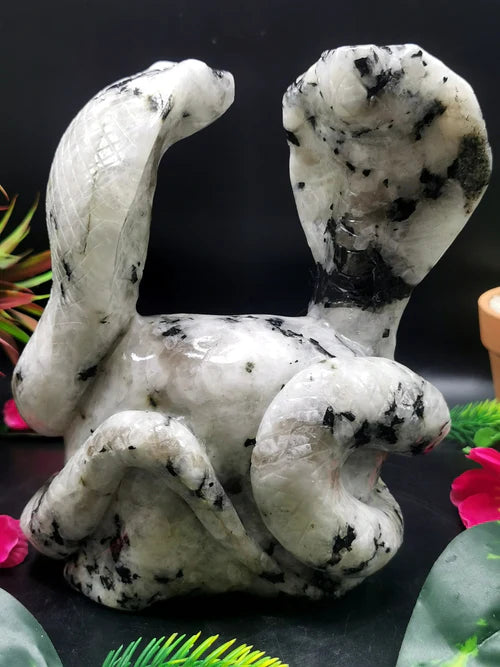 Snake Carving for Home Space