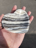Heart Shaped Bowl in Zebra Onyx Stone – A Symbol of Peace, Balance & Elegant Home Decor