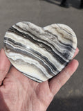 Heart Shaped Bowl in Zebra Onyx Stone – A Symbol of Peace, Balance & Elegant Home Decor