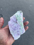 Pink with Green Kunzite Specimen: A Rare Gem of Elegance and Healing | Home Decor