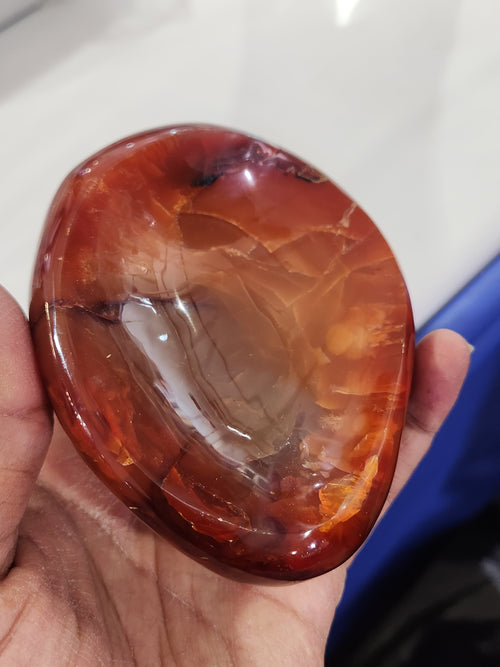 Carnelian Handmade Bowl: A Unique Blend of Beauty, Spirituality, and Functionality | Home Decor