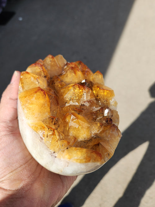 Natural Citrine Egg Cluster: The Perfect Blend of Beauty, Positivity, and Financial Success