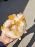 Natural Citrine Egg Cluster: Golden Harmony | Reiki/Chakra/Healing/Energy | Home Decor | Weighing 1800 gms