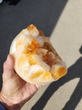 Natural Citrine Egg Cluster: Golden Harmony | Reiki/Chakra/Healing/Energy | Home Decor | Weighing 1800 gms