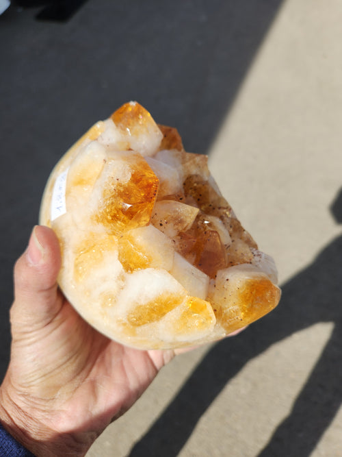 Natural Citrine Egg Cluster: Golden Harmony | Reiki/Chakra/Healing/Energy | Home Decor | Weighing 1800 gms