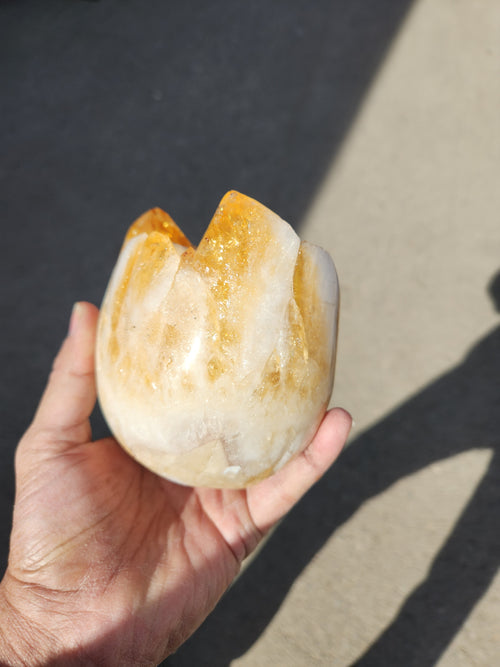 Natural Citrine Egg Cluster: Golden Harmony | Reiki/Chakra/Healing/Energy | Home Decor | Weighing 1800 gms