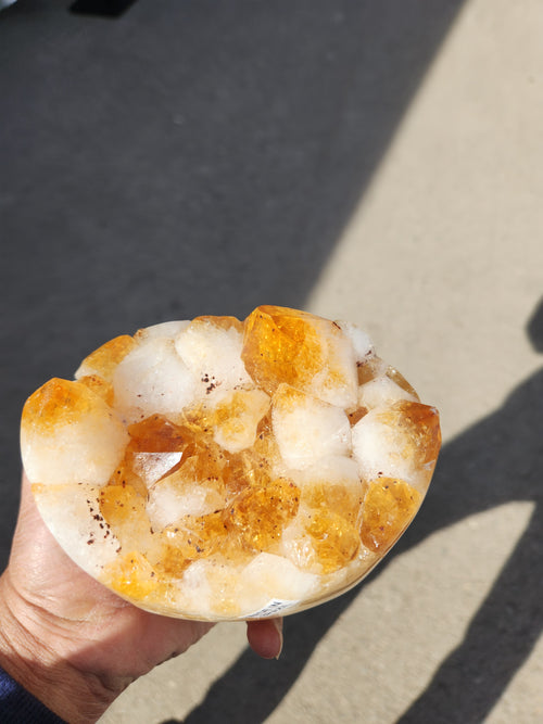 Natural Citrine Egg Cluster: Golden Harmony | Reiki/Chakra/Healing/Energy | Home Decor | Weighing 1800 gms