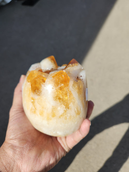 Natural Citrine Egg Cluster: Golden Harmony | Reiki/Chakra/Healing/Energy | Home Decor | Weighing 1800 gms