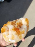 Natural Citrine Egg Cluster: Golden Harmony | Reiki/Chakra/Healing/Energy | Home Decor | Weighing 1800 gms