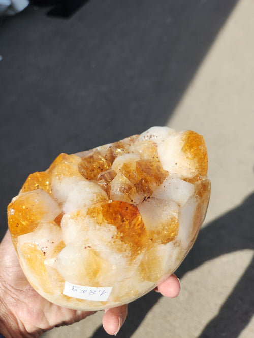 Natural Citrine Egg Cluster: Golden Harmony | Reiki/Chakra/Healing/Energy | Home Decor | Weighing 1800 gms