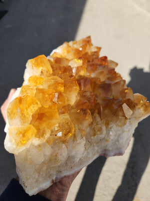Natural Citrine Cluster: A Beacon of Prosperity, Positivity, and Peace for Home and Office | Reiki/Chakra/Healing/Energy | Weighing 3600 gms