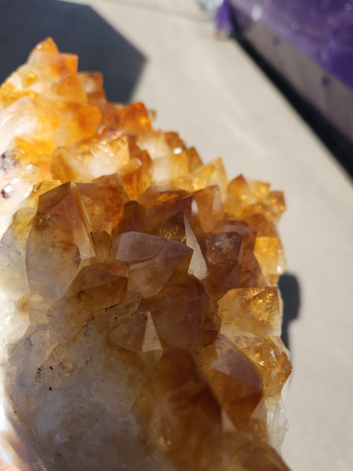 Natural Citrine Cluster: A Beacon of Prosperity, Positivity, and Peace for Home and Office | Reiki/Chakra/Healing/Energy | Weighing 3600 gms