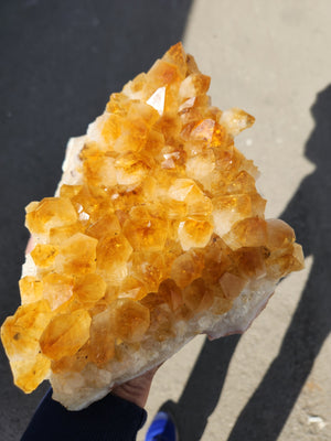 Natural Citrine Cluster: A Beacon of Prosperity, Positivity, and Peace for Home and Office | Reiki/Chakra/Healing/Energy | Weighing 3600 gms