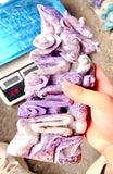Chinese Dragon Carving in Charoite Gemstone, 3 angels in pink opal & aventurine - final payment