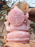 Sculpting Divinity: The Rose Quartz Ganesh - A Harmonious Fusion of Art and Spirituality