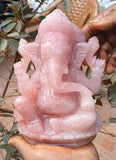 Sculpting Divinity: The Rose Quartz Ganesh - A Harmonious Fusion of Art and Spirituality