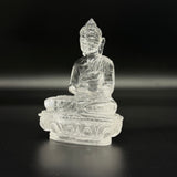 Himalayan Quartz Buddha Carving - Shwasam