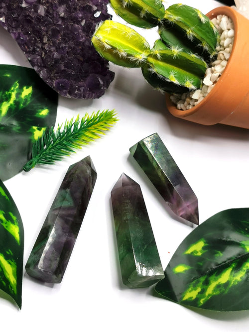 Rainbow Fluorite Point – A Gemstone of Ancient Beauty and Modern Elegance | Crystal Healing | Home decor | ONE PIECE ONLY