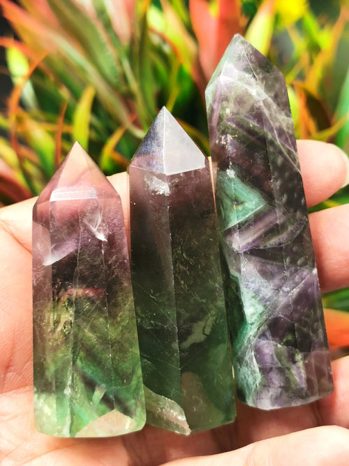 Rainbow Fluorite Point – A Gemstone of Ancient Beauty and Modern Elegance | Crystal Healing | Home decor | ONE PIECE ONLY