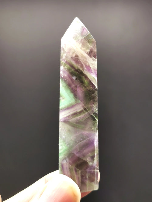 Rainbow Fluorite Point – A Gemstone of Ancient Beauty and Modern Elegance | Crystal Healing | Home decor | ONE PIECE ONLY