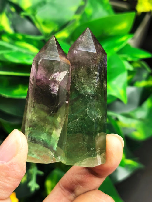 Rainbow Fluorite Point – A Gemstone of Ancient Beauty and Modern Elegance | Crystal Healing | Home decor | ONE PIECE ONLY