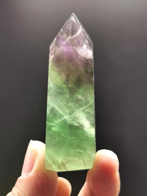 Rainbow Fluorite Point – A Gemstone of Ancient Beauty and Modern Elegance | Crystal Healing | Home decor | ONE PIECE ONLY