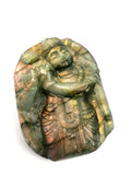 Labradorite Krishna Miniature Carving - Embracing Divine Protection | Lord Krishna Idol | Murti in Crystals - Reiki/Chakra - 1.5 inches and 16 gms