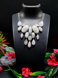 Rainbow Moonstone Cabs Necklace - 564 carats