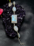 Rainbow Moonstone Bracelet - 134 carats