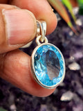 Blue Topaz Pendants in 925 Silver: A Symphony of Serenity and Elegance | ONE PIECE ONLY