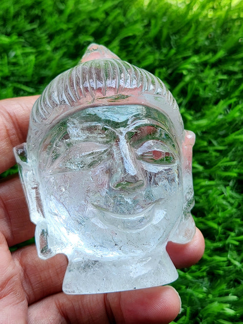 Clear Quartz Buddha Head: A Symbol of Enlightenment and Crystal Clarity