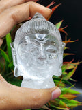 Clear Quartz Buddha Head: A Symbol of Enlightenment and Crystal Clarity