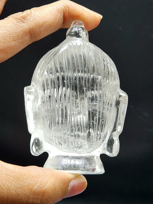 Clear Quartz Buddha Head: A Symbol of Enlightenment and Crystal Clarity