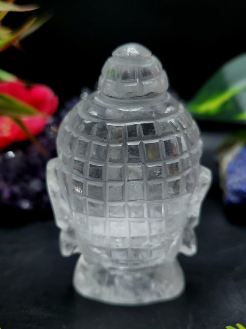 Clear Quartz Buddha Head: Illuminating Paths to Enlightenment