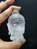 Clear Quartz Buddha Head: Illuminating Paths to Enlightenment