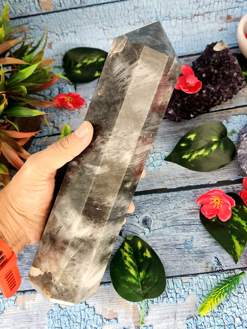 Smokey Quartz Tower: A Guardian of Grounding and Spiritual Shielding