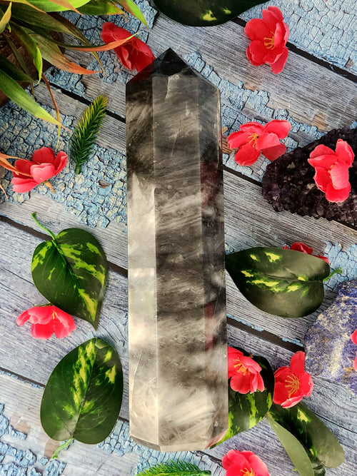 Smokey Quartz Tower: A Guardian of Grounding and Spiritual Shielding