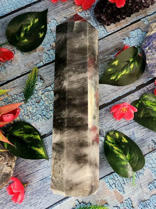 Smokey Quartz Tower: A Guardian of Grounding and Spiritual Shielding