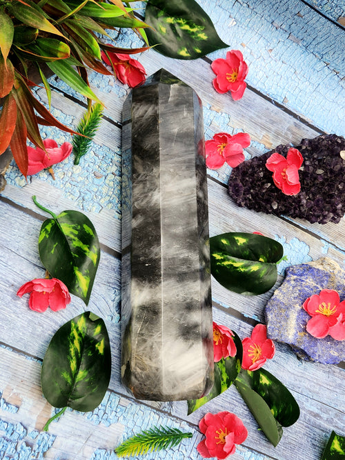 Smokey Quartz Tower: A Guardian of Grounding and Spiritual Shielding