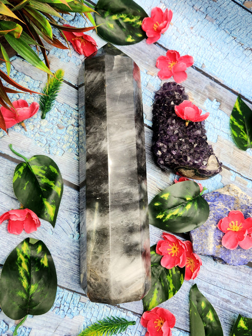 Smokey Quartz Tower: A Guardian of Grounding and Spiritual Shielding